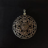 Intricate Silver Pendant – handcrafted 92.5 sterling silver pendant by My Motifs