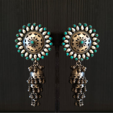 Iksra – handcrafted 92.5 sterling silver earrings by My Motifs