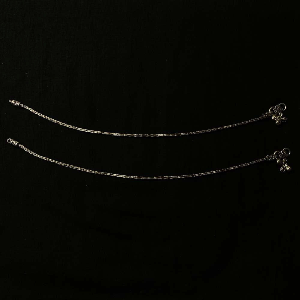 Karana – handcrafted 92.5 sterling silver anklet by My Motifs