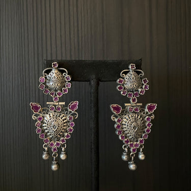 Gulabo – handcrafted 92.5 sterling silver earrings by My Motifs
