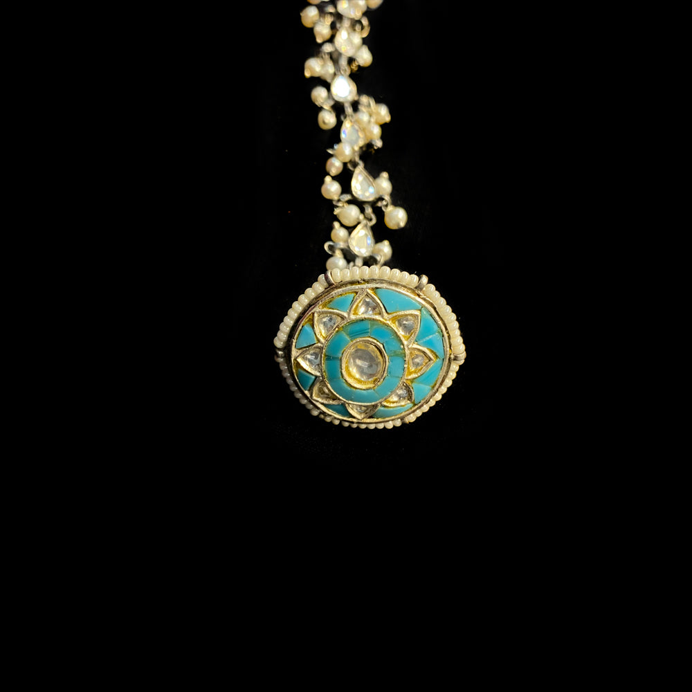 Gargi – handcrafted 92.5 sterling silver mang tikka by My Motifs