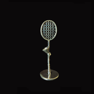 Badminton Inspired Silver Showpiece – handcrafted 92.5 sterling silver showpiece by My Motifs
