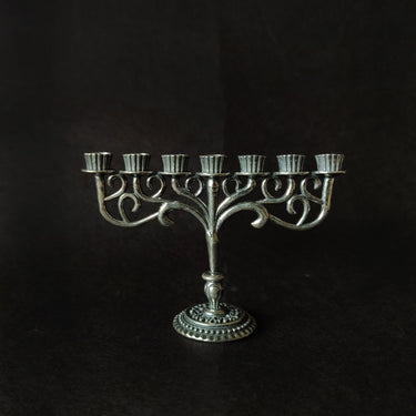 Multiple Candle Stand – handcrafted 92.5 sterling silver candle stand by My Motifs