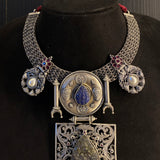 Ayar – handcrafted 92.5 sterling silver necklace by My Motifs, view 2