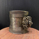Amal – handcrafted oxidised 92.5 sterling silver kada by My Motifs, view 2