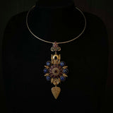 Avana – handcrafted gold-tone 92.5 sterling silver necklace by My Motifs