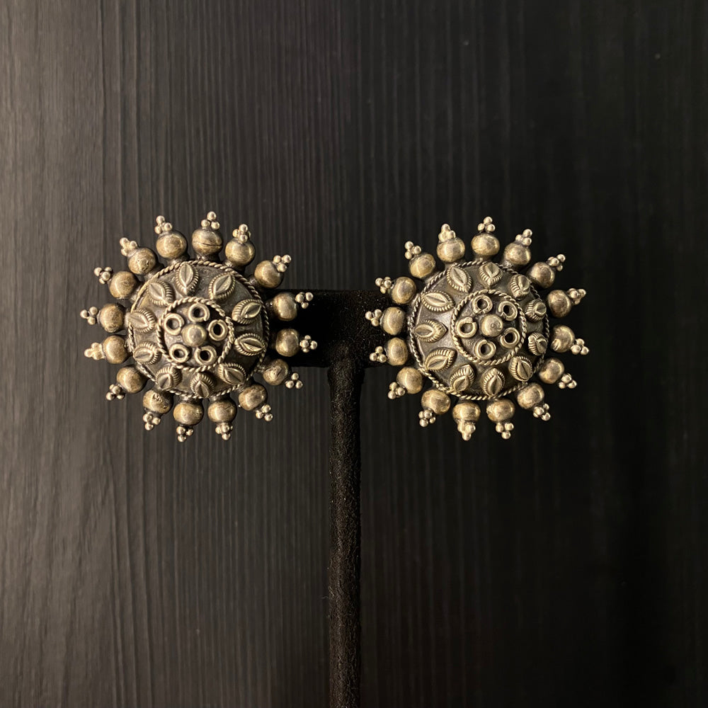 Asaka – handcrafted 92.5 sterling silver earrings by My Motifs