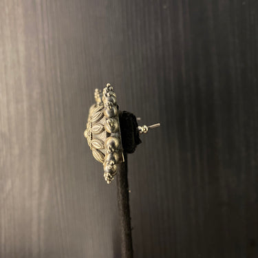 Asaka – handcrafted 92.5 sterling silver earrings by My Motifs, view 3