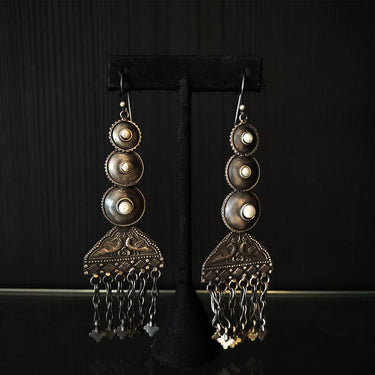 Tushta – handcrafted 92.5 sterling silver earrings by My Motifs