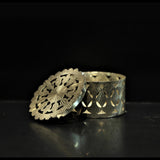 Jali Work Dibbi – handcrafted 92.5 sterling silver dibbi by My Motifs