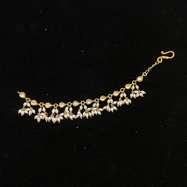 Srayaa – handcrafted dual-tone 92.5 sterling silver ear chain by My Motifs