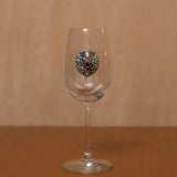 Silver Lion Motif Glass – wine glass with handcrafted silver lion motif by My Motifs