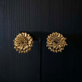 Drita – handcrafted gold-tone 92.5 sterling silver earrings by My Motifs