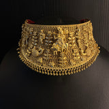 Vayahh – handcrafted gold-tone 92.5 sterling silver necklace by My Motifs, view 3