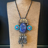 Arusil – handcrafted dual-tone 92.5 sterling silver necklace by My Motifs