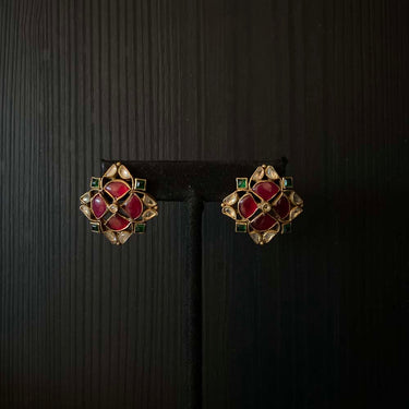 Laghavi – handcrafted gold-tone 92.5 sterling silver earrings by My Motifs