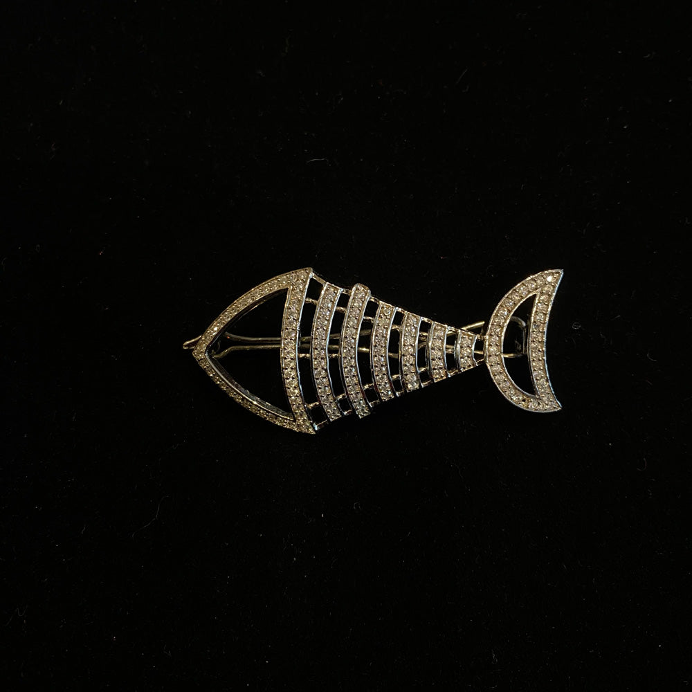 Radir – handcrafted 92.5 sterling silver brooch by My Motifs