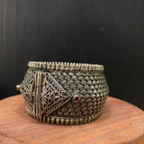 Kavah – handcrafted 92.5 sterling silver kada by My Motifs, view 3