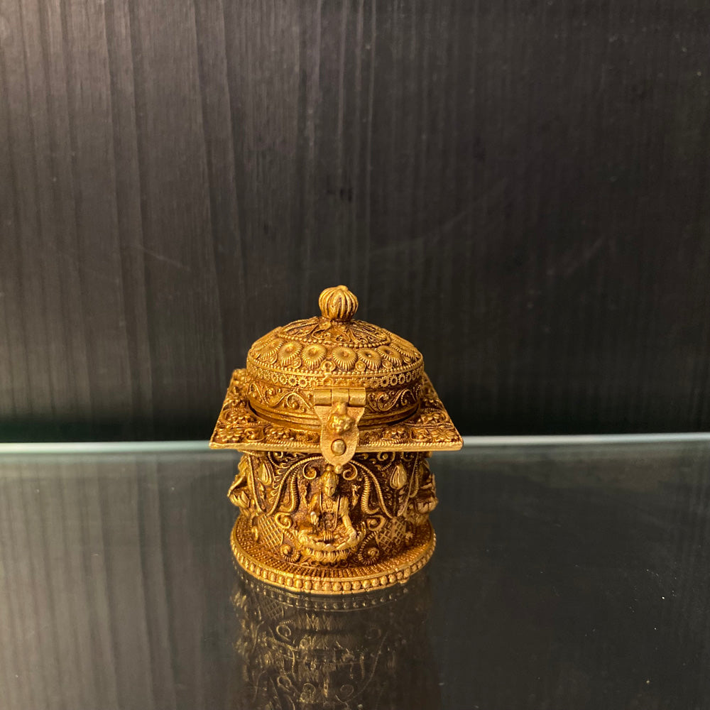 Vrith – handcrafted gold-tone 92.5 sterling silver dibbi by My Motifs