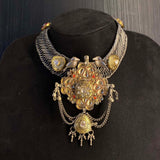Anojna – handcrafted dual-tone 92.5 sterling silver necklace by My Motifs