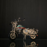 Miniature Silver Bike – handcrafted 92.5 sterling silver miniature by My Motifs