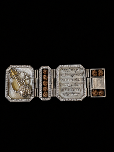 Ramayana – handcrafted 92.5 sterling silver bracelet by My Motifs, view 3