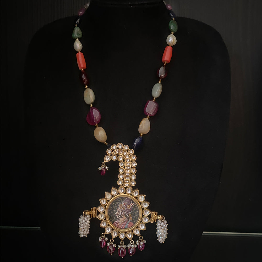 Kalgi – handcrafted 92.5 sterling silver necklace by My Motifs