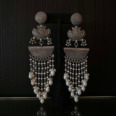 Sandav – handcrafted 92.5 sterling silver earrings by My Motifs
