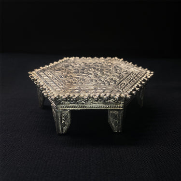 Miniature Silver Table – handcrafted 92.5 sterling silver miniature by My Motifs