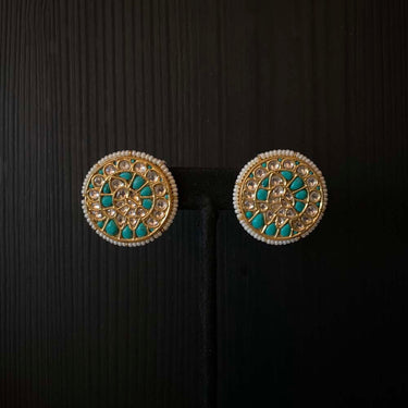 Agasti – handcrafted gold-tone 92.5 sterling silver earrings by My Motifs