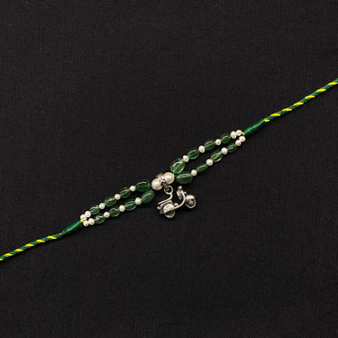 Scooter Charm Rakhi – handcrafted 92.5 sterling silver rakhi by My Motifs