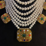 Jiyam – handcrafted dual-tone 92.5 sterling silver necklace by My Motifs, view 2
