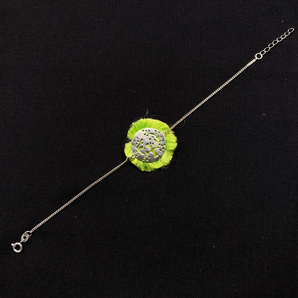 Neon Rakhi – handcrafted 92.5 sterling silver rakhi by My Motifs