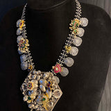 Bisini – handcrafted dual-tone 92.5 sterling silver necklace by My Motifs, view 3
