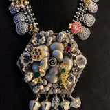 Bisini – handcrafted dual-tone 92.5 sterling silver necklace by My Motifs, view 4