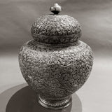 Silver Vase Box – handcrafted 92.5 sterling silver box by My Motifs