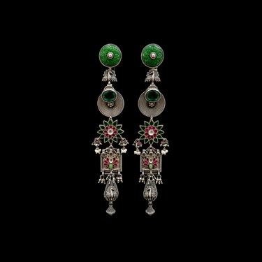 Avyra – handcrafted 92.5 sterling silver earrings by My Motifs