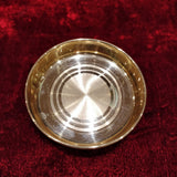 Precious Petite Platter – handcrafted dual-tone 92.5 sterling silver plate by My Motifs
