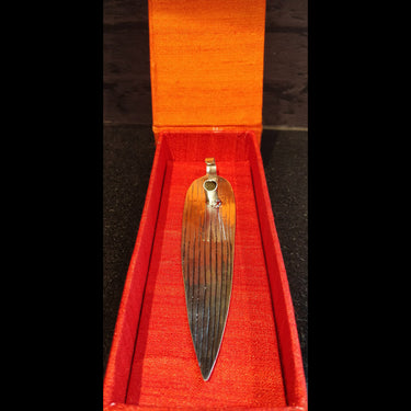 Elongated Aroma Stick Stand – handcrafted 92.5 sterling silver incense stand by My Motifs