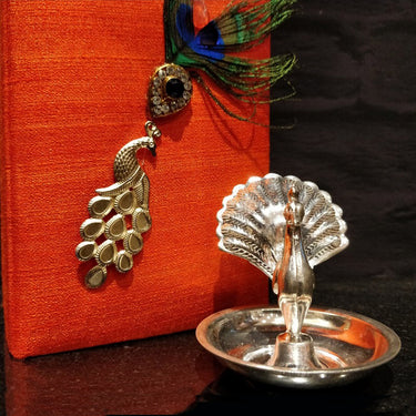 Delightful Incense Stick Stand – handcrafted 92.5 sterling silver incense stand by My Motifs
