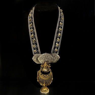 Vinayaka – handcrafted 92.5 sterling silver necklace by My Motifs