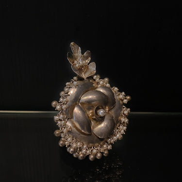 Falika – handcrafted 92.5 sterling silver ring by My Motifs