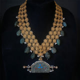Suvarna – handcrafted gold-tone 92.5 sterling silver necklace by My Motifs
