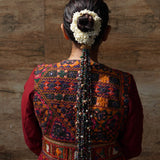 Kundanika handcrafted 925 sterling silver hair pin - My Motifs