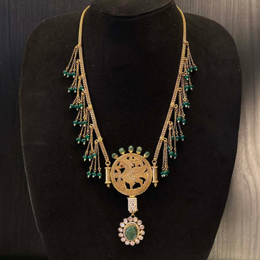 Ikira – handcrafted gold-tone 92.5 sterling silver necklace by My Motifs