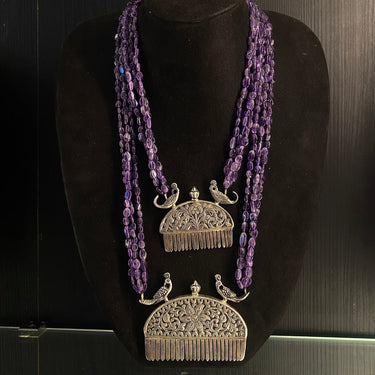 Udhya – handcrafted 92.5 sterling silver necklace by My Motifs