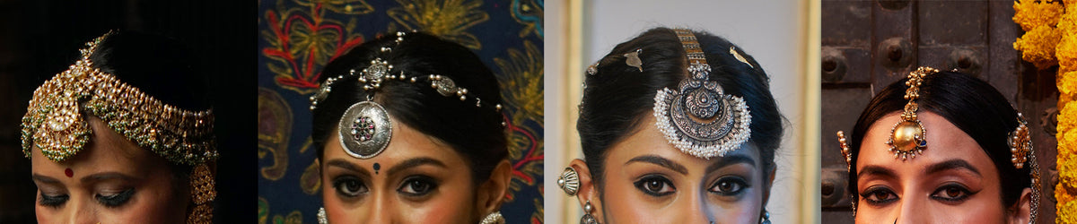 Pure Silver Mang Tikka ..Unique Handcrafted Jewellery