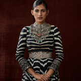Kubbra Sait wearing Motifs by Surabhi Didwania