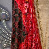 Atsav double ikat dupatta, view 7 - My Motifs