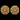 Meenakari Earring – round floral earrings with red and green accents and white bead edging – My Motifs